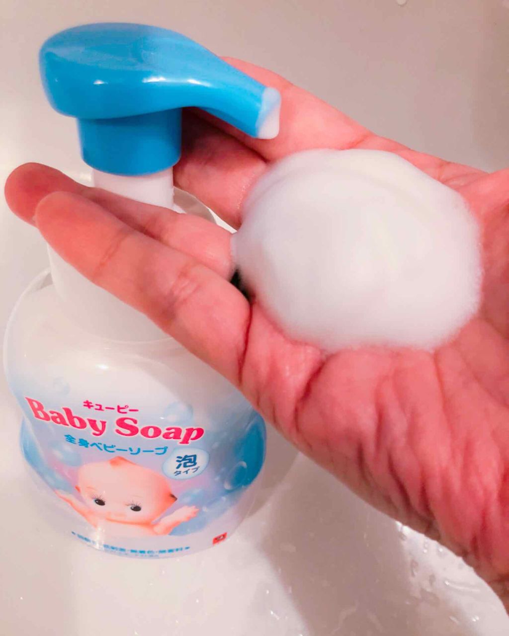 全身ベビーソープ [泡タイプ]/キューピー/ボディソープを使ったクチコミ（2枚目）