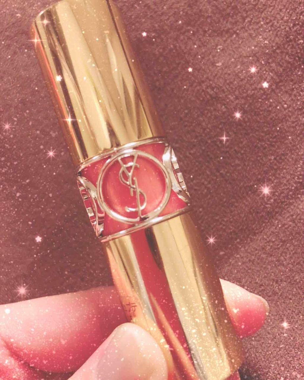 ルージュ ヴォリュプテ シャイン/YVES SAINT LAURENT BEAUTE/口紅を使ったクチコミ(1枚目)