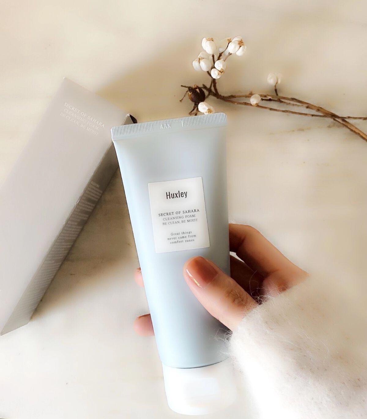 クレンジングフォーム； ディープクリーン、ディープモイスト/Huxley/洗顔フォームを使ったクチコミ（1枚目）