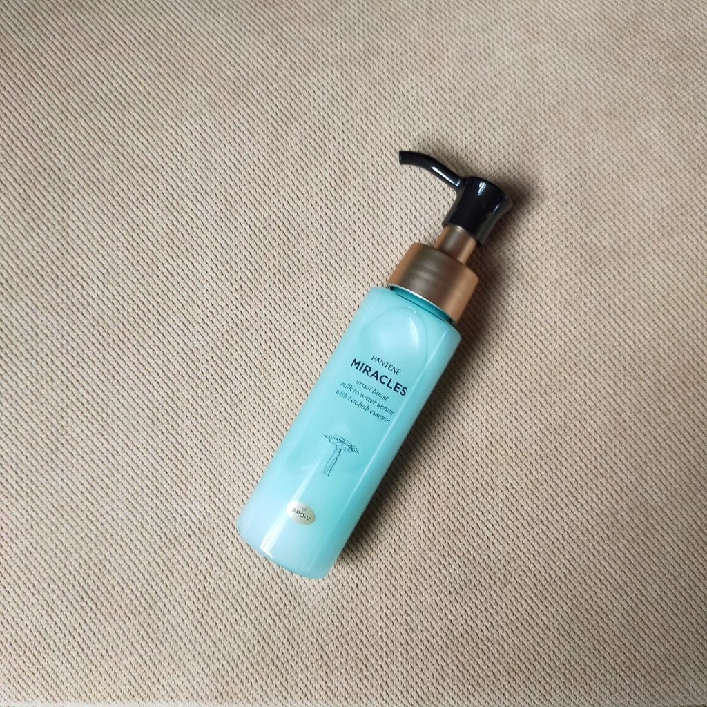 ミラクルズ うるおいブーストミルクウォーターセラム/パンテーン/アウトバストリートメントを使ったクチコミ(1枚目)