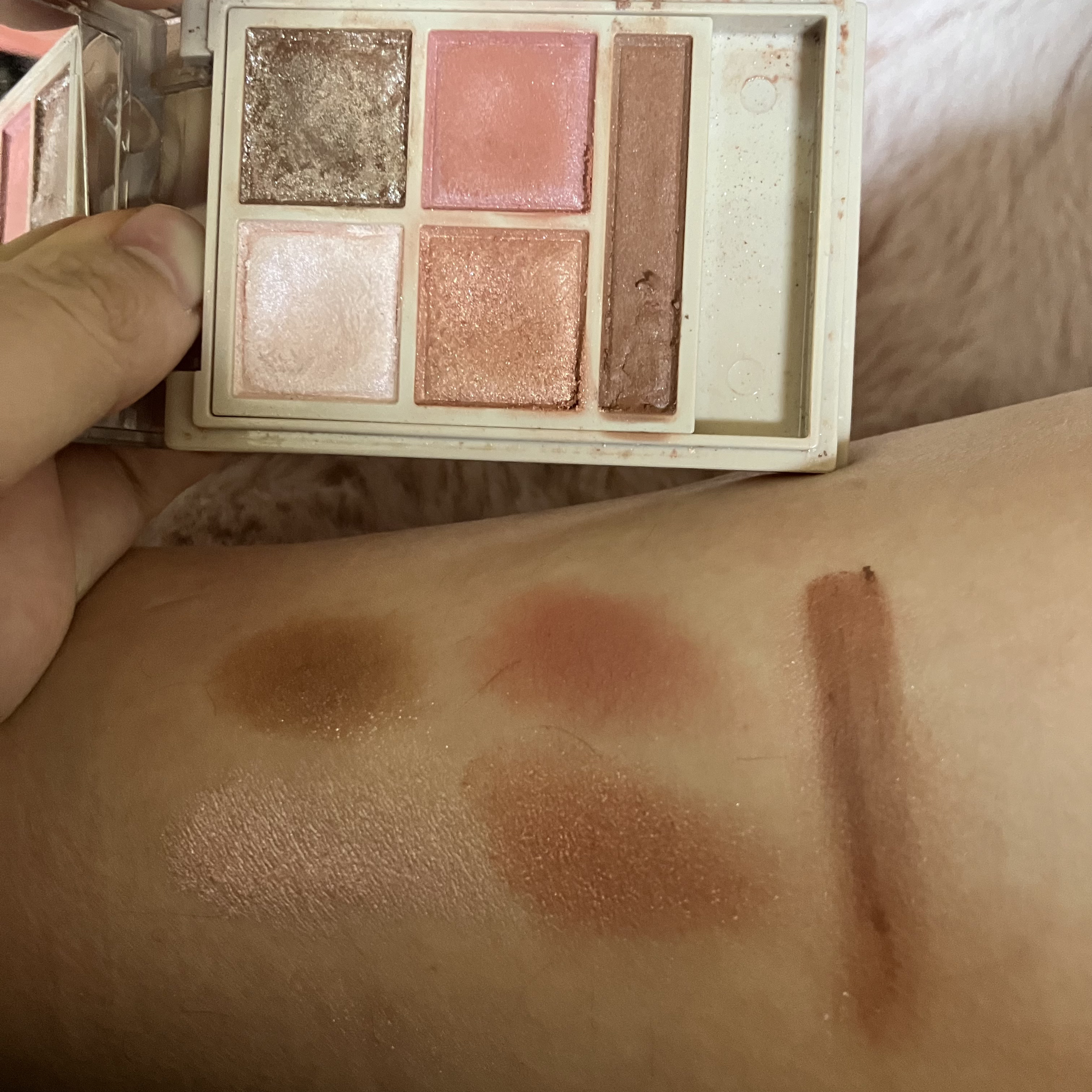 パノラマデザイン アイパレット BR-3 ピンクブラウン/Visée/アイシャドウパレットを使ったクチコミ（2枚目）