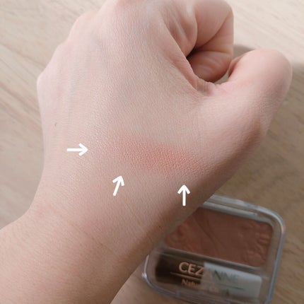 ナチュラル チークN/CEZANNE/パウダーチークを使ったクチコミ(2枚目)