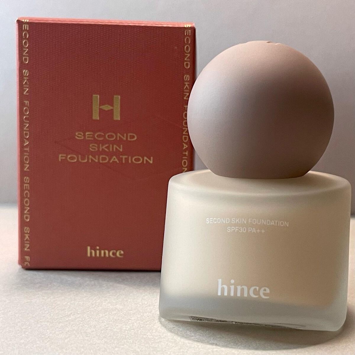 セカンドスキンファンデーション｜hinceの口コミ - ご閲覧