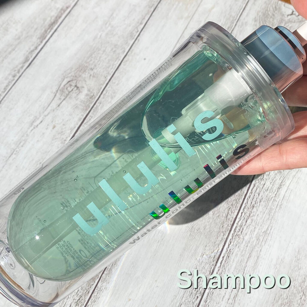 ウォーターコンク モイストシャンプー/ヘアトリートメント/ululis/市販シャンプーを使ったクチコミ（3枚目）