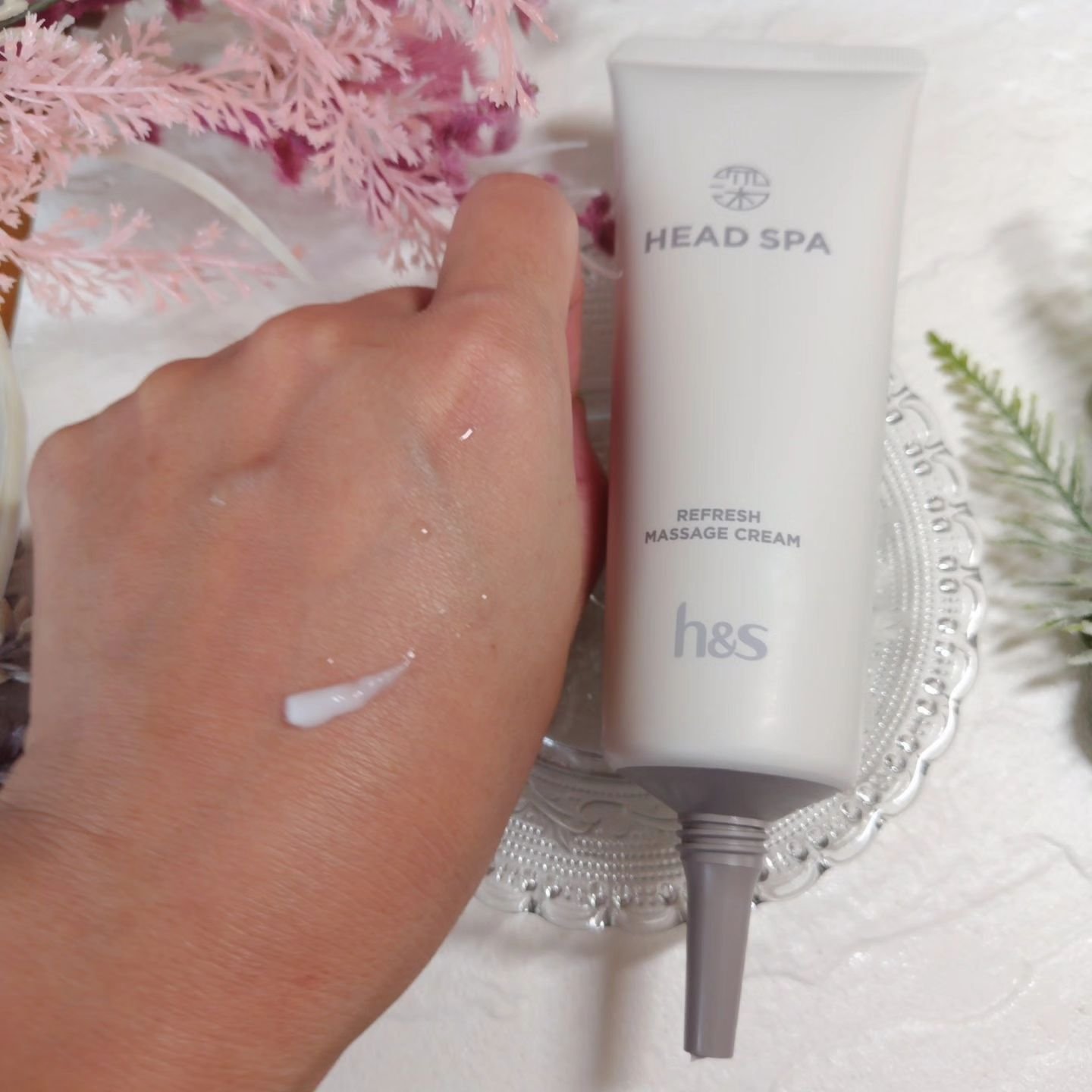 リフレッシュ マッサージクリーム/h&s/洗い流すヘアトリートメントを使ったクチコミ（3枚目）