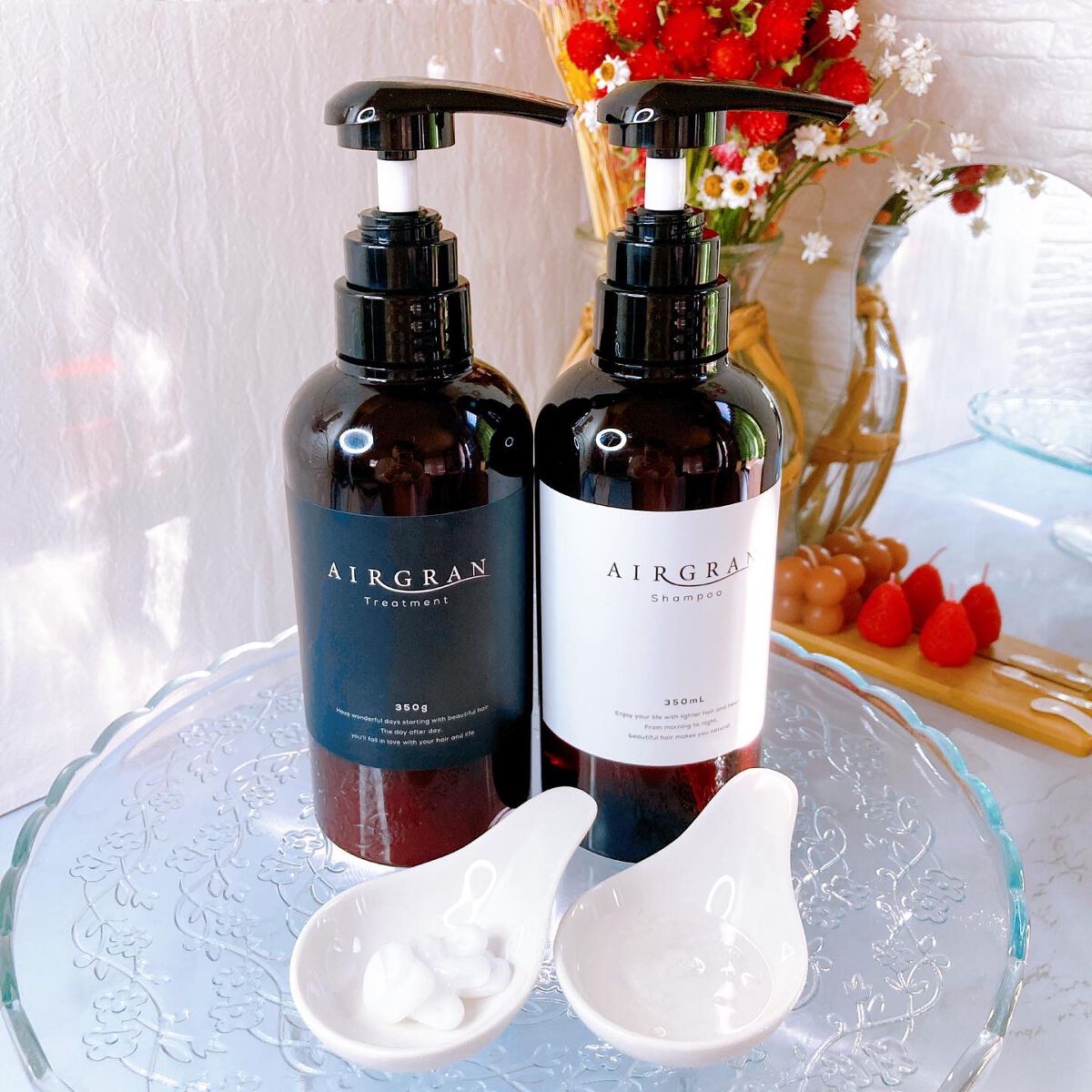 ナチュラルストレートシャンプー＆トリートメント/AIRGRAN/市販シャンプーを使ったクチコミ（2枚目）