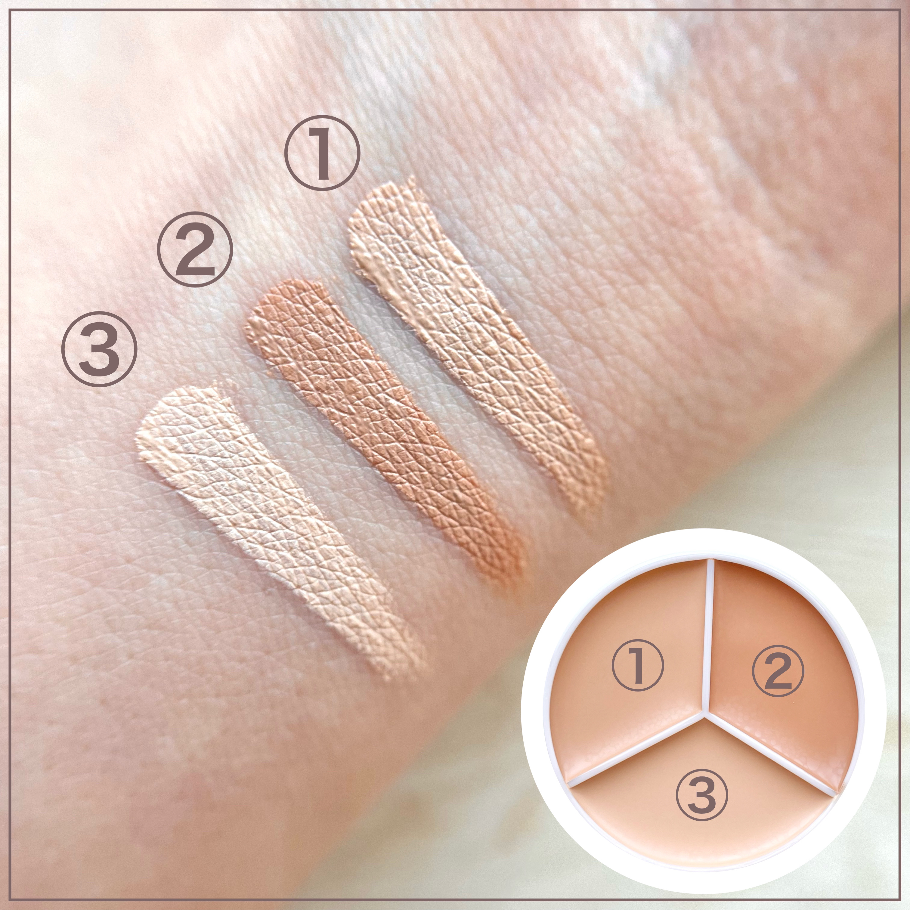 カバーアッププロコンシーラー/TFIT/パレットコンシーラーを使ったクチコミ（3枚目）