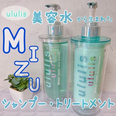 ウォーターコンク モイストシャンプー/ヘアトリートメント/ululis/シャンプー・コンディショナーを使ったクチコミ（1枚目）