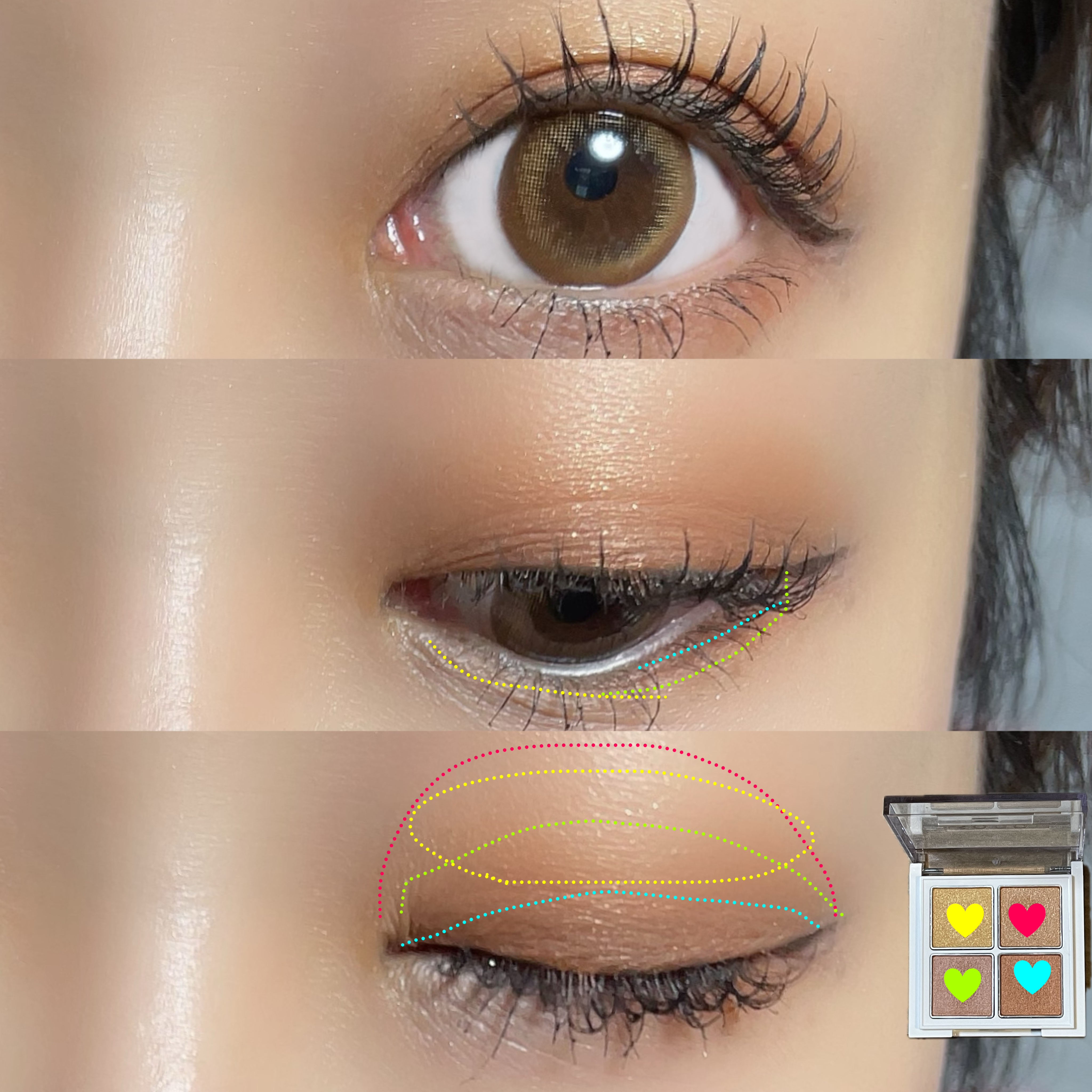 キエトワンデーカラー ラスターアイズ/Qieto/カラーコンタクトレンズを使ったクチコミ（3枚目）