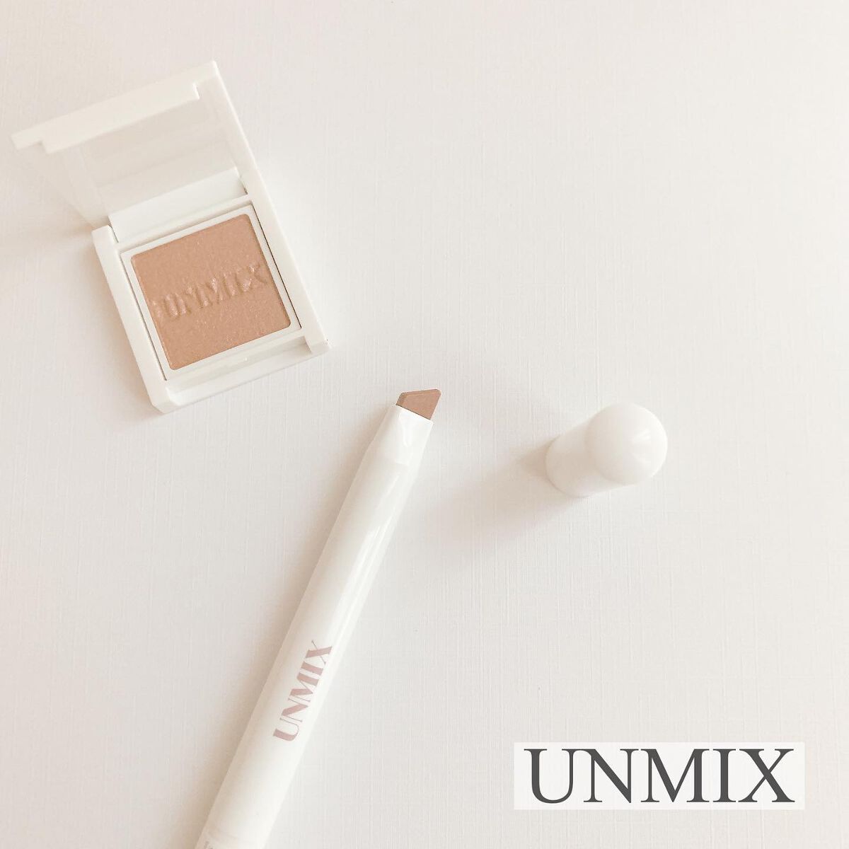 アイリッドニュアンス 04 ピンクサンド/UNMIX/単色アイシャドウを使ったクチコミ（1枚目）