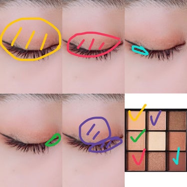 UR GLAM　BLOOMING EYE COLOR PALETTE/U R GLAM/アイシャドウパレットを使ったクチコミ（2枚目）