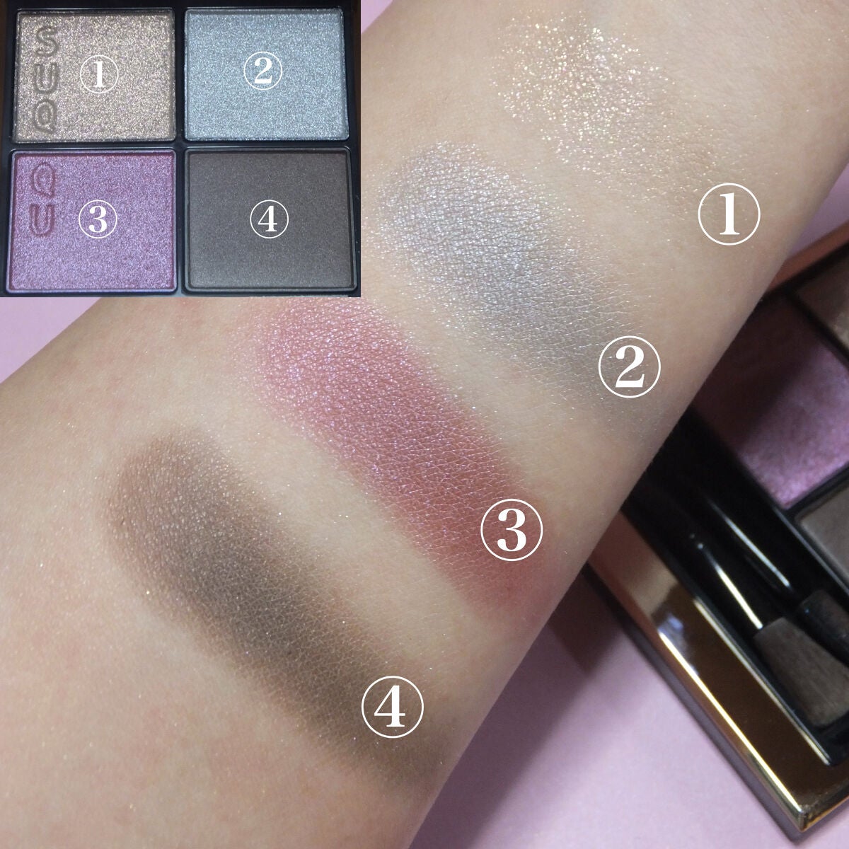 シグニチャー カラー アイズ/SUQQU/アイシャドウパレットを使ったクチコミ(2枚目)