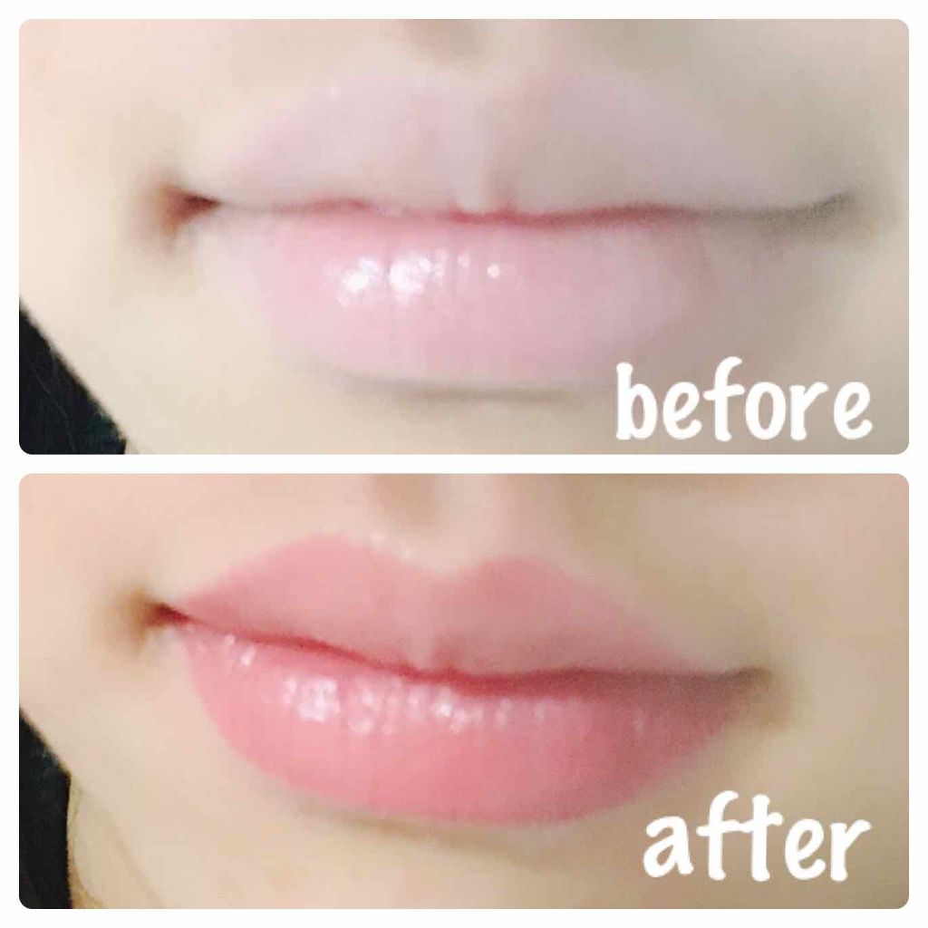 ディアダーリン ウォータージェルティント （アイスティント）/ETUDE/口紅を使ったクチコミ（3枚目）