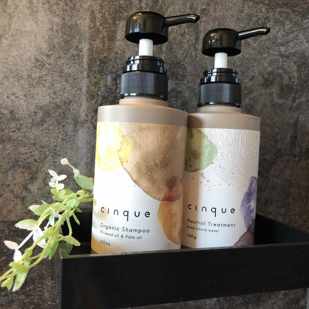 サンクオーガニックシャンプー/ニュートラルトリートメント/cinque/市販シャンプーを使ったクチコミ（1枚目）