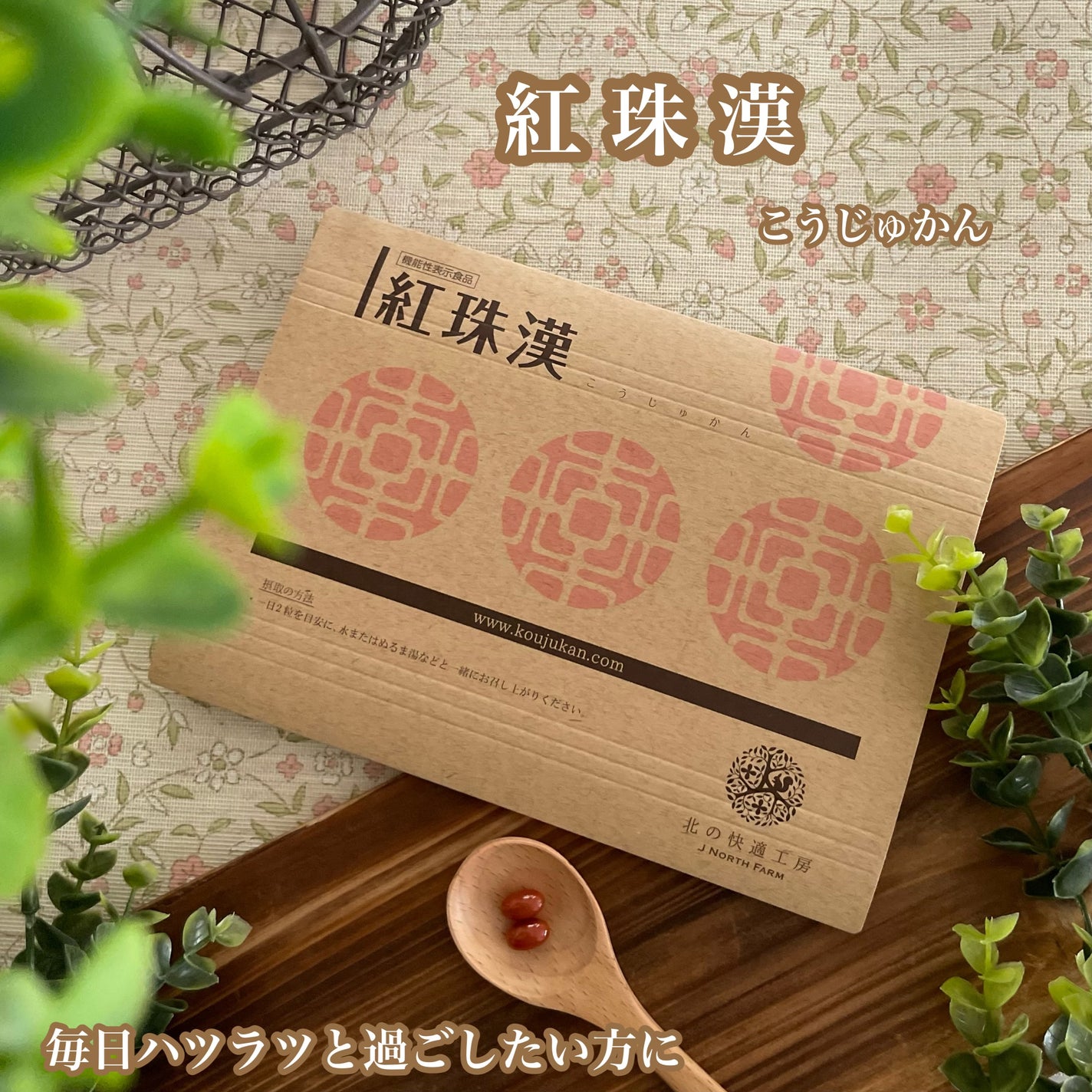 紅珠漢 こうじゅかん/北の快適工房/健康サプリメントを使ったクチコミ(1枚目)