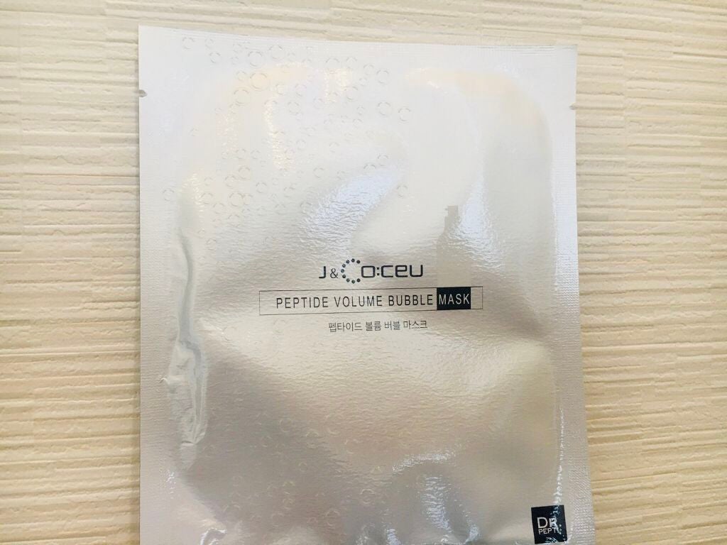 PEPTIDE VOLUME BUBBLE MASK/DR.PEPTI/シートマスク・パックを使ったクチコミ(1枚目)
