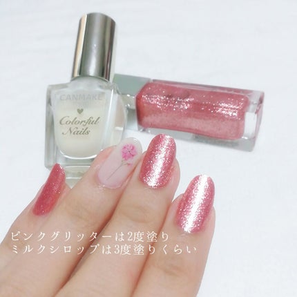 カラフルネイルズ/キャンメイク/マニキュアを使ったクチコミ(2枚目)