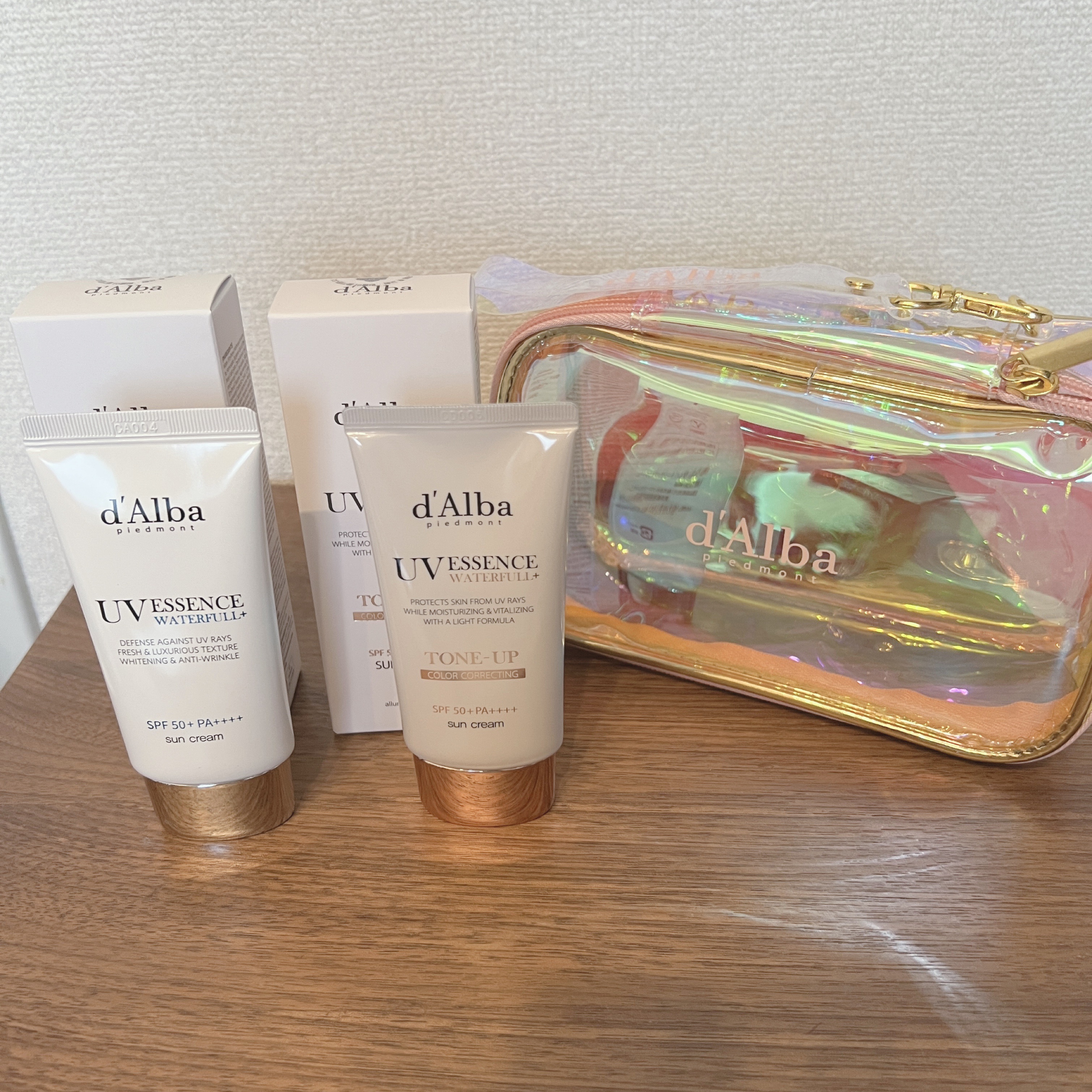 ウォータフルトーンアップサンクリーム/ダルバ/日焼け止めクリームを使ったクチコミ（1枚目）