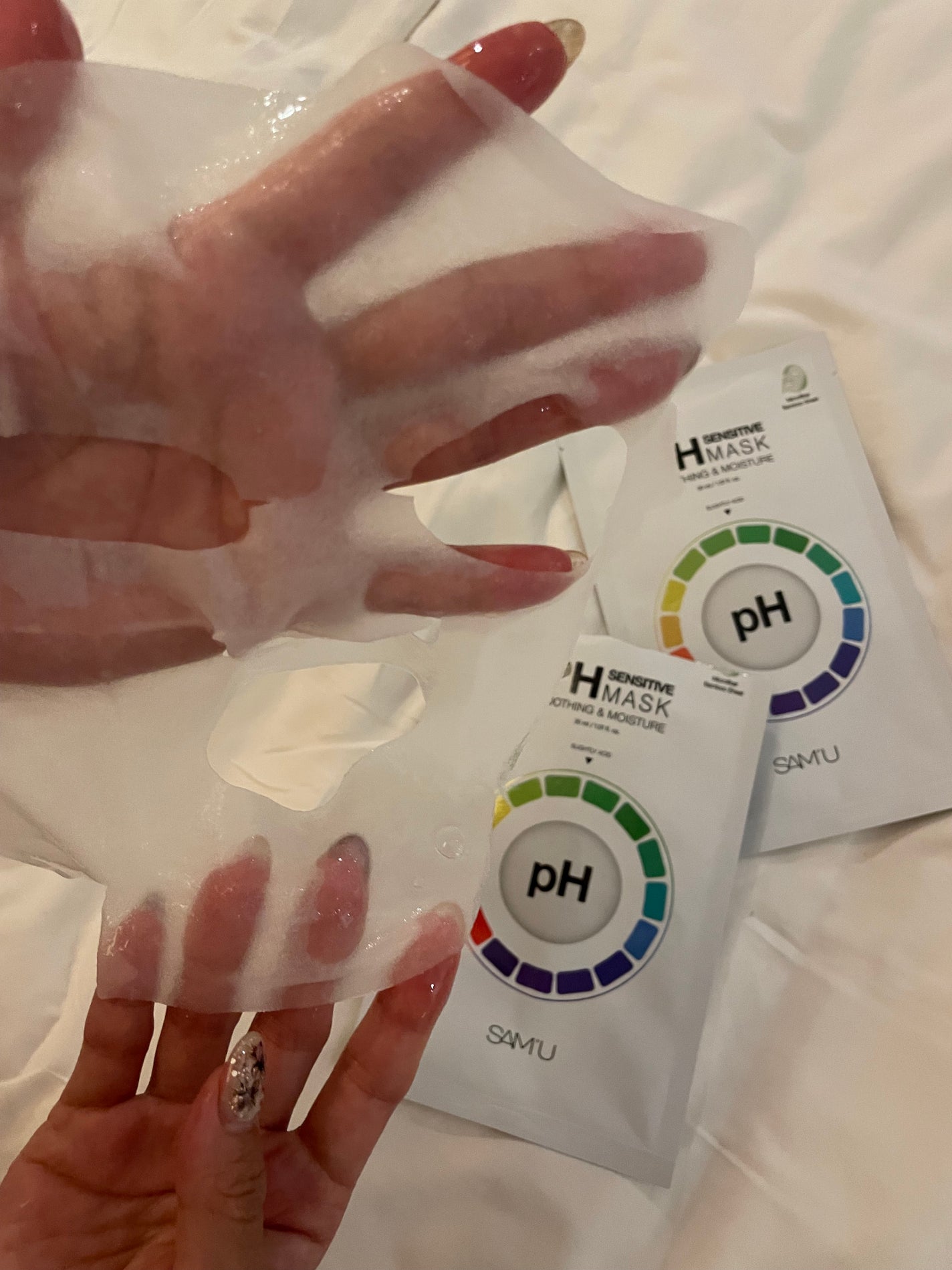 PHセンシティブマスクスージング&モイスト/SAM'U/シートマスク・パックを使ったクチコミ(2枚目)