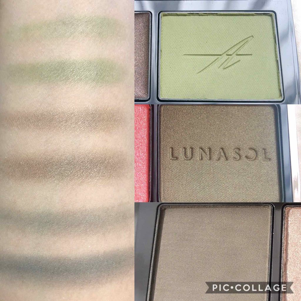 アイカラーレーション EX02 Mystical Coral（限定発売）/LUNASOL/アイシャドウパレットを使ったクチコミ（2枚目）