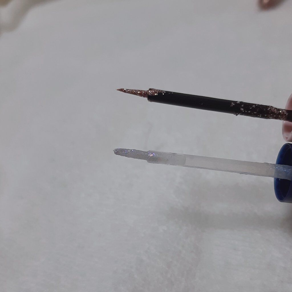 リキッド グリッター シャドウ/rom&nd/グリッターを使ったクチコミ（2枚目）