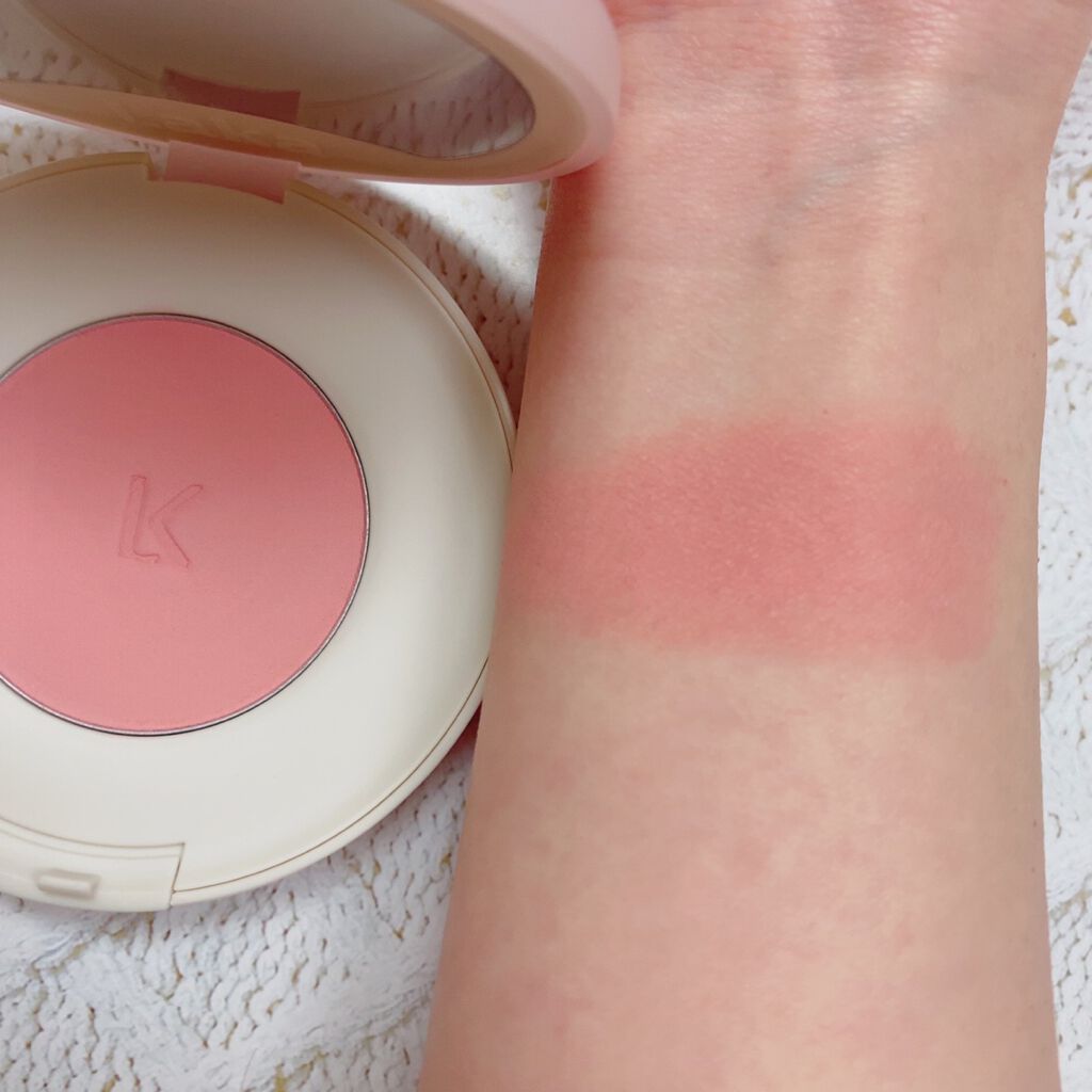 バイタルシアーブラッシャー/Laka/パウダーチークを使ったクチコミ（2枚目）