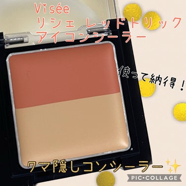 リシェ レッドトリック アイコンシーラー/Visée/パレットコンシーラーを使ったクチコミ（1枚目）