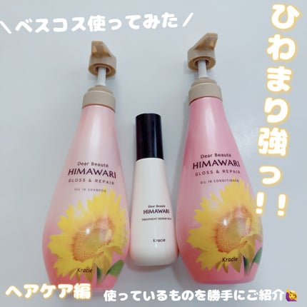 オイルインシャンプー/オイルインコンディショナー (グロス&リペア)/ディアボーテ/市販シャンプーを使ったクチコミ(1枚目)