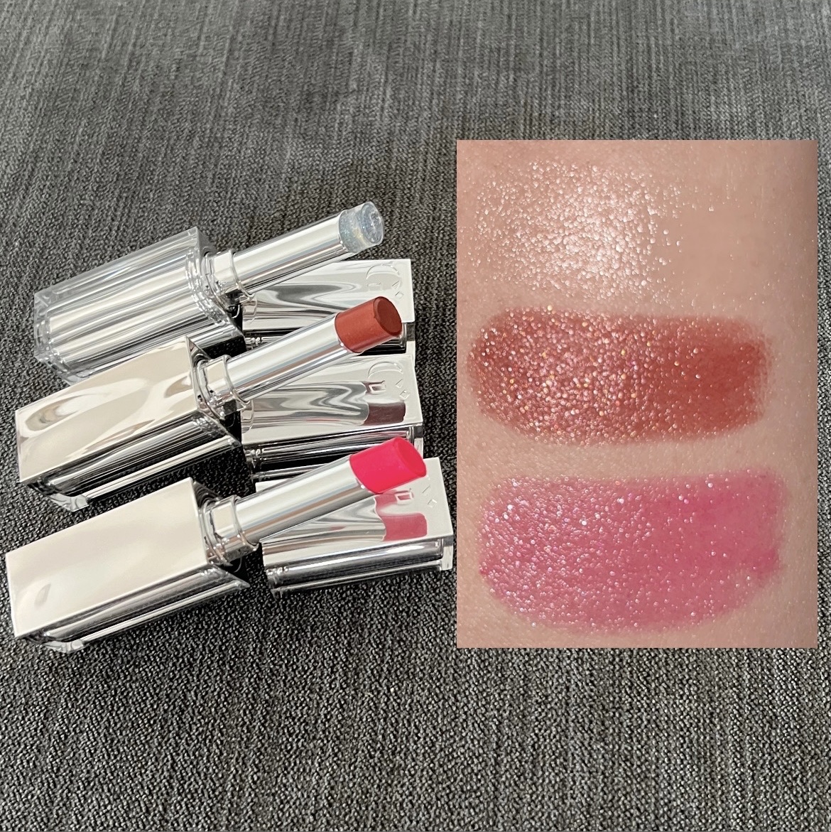 グローリップバーム Shine On You/Glint/リップバームを使ったクチコミ（2枚目）