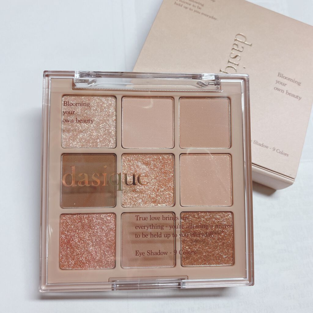シャドウパレット/dasique/アイシャドウパレットを使ったクチコミ（2枚目）