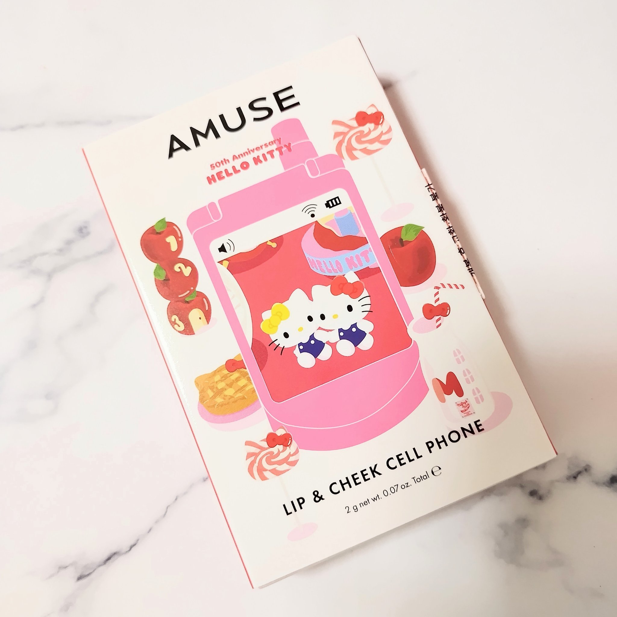 リップ&チークセルフォン/AMUSE/口紅を使ったクチコミ（2枚目）