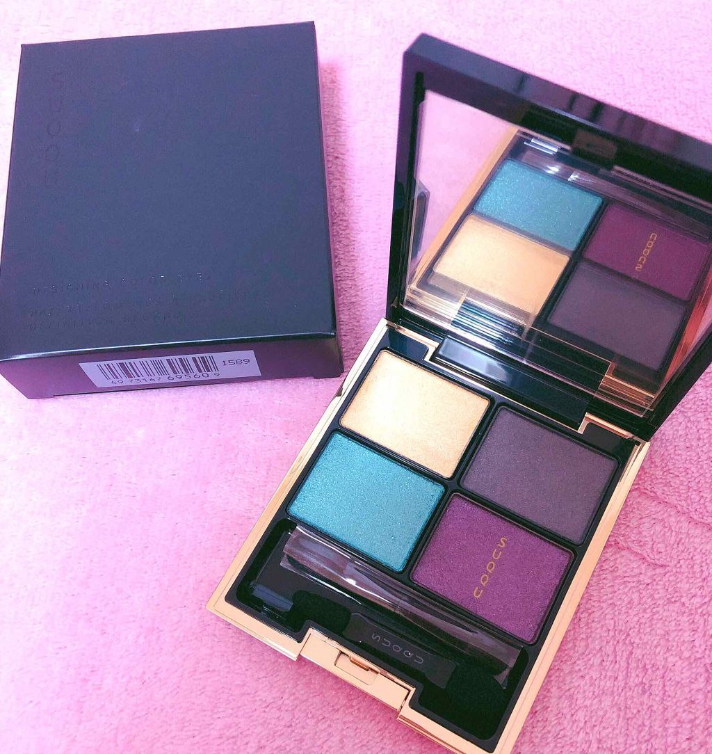 デザイニング カラー アイズ 126 蒼流星 -AORYUUSEI[限定色]/SUQQU/アイシャドウパレットを使ったクチコミ（1枚目）