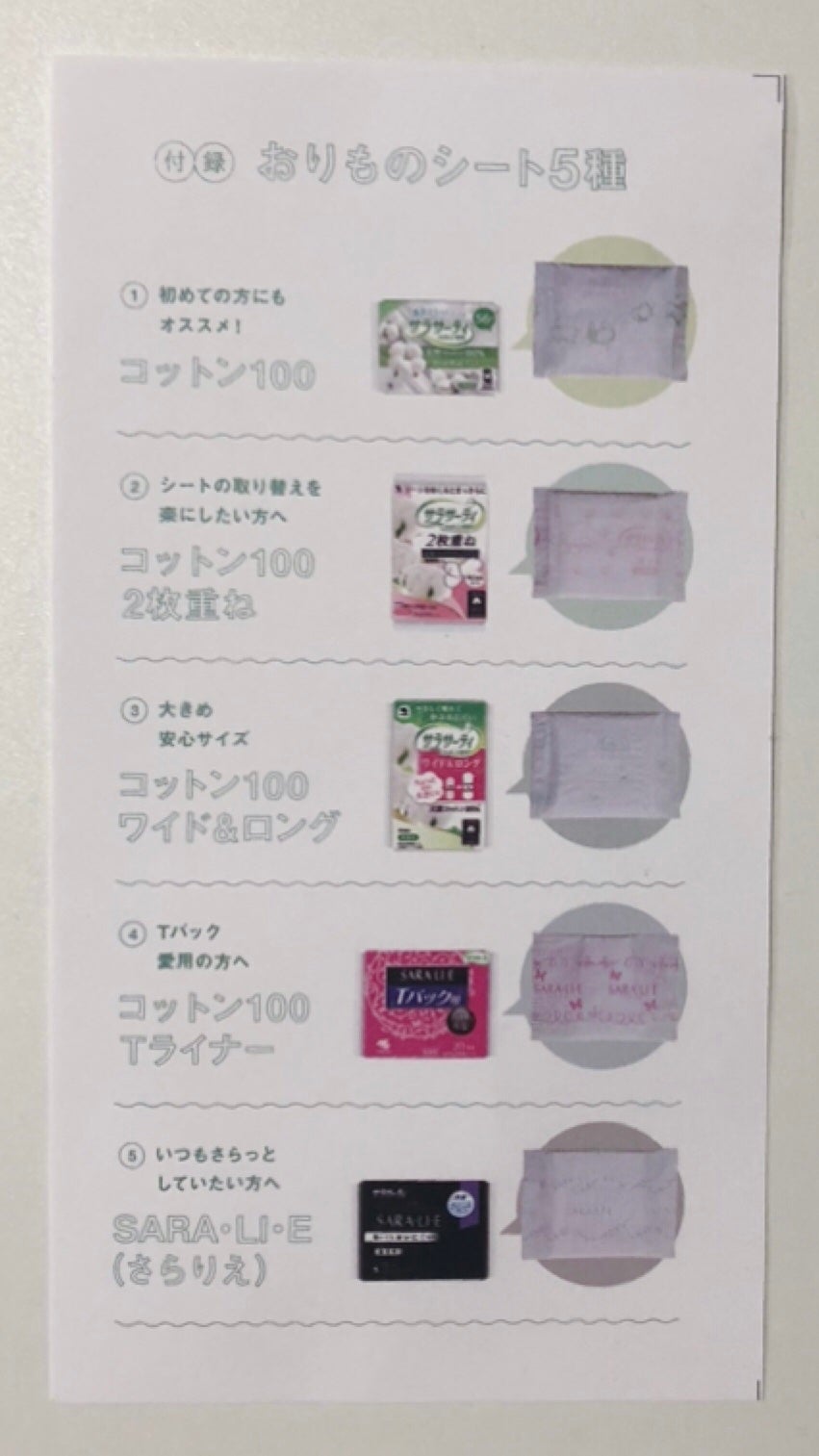 SARALIE/サラサーティ/おりものシートを使ったクチコミ(2枚目)