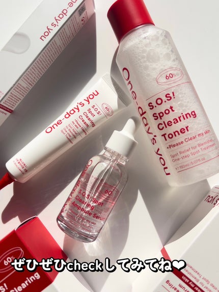 SOSスポットクリアトナー/One-day's you/化粧水を使ったクチコミ(8枚目)