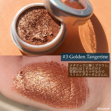 Metallist Sparkling Foiled Pigment/Touch In Sol/パウダーアイシャドウを使ったクチコミ（2枚目）