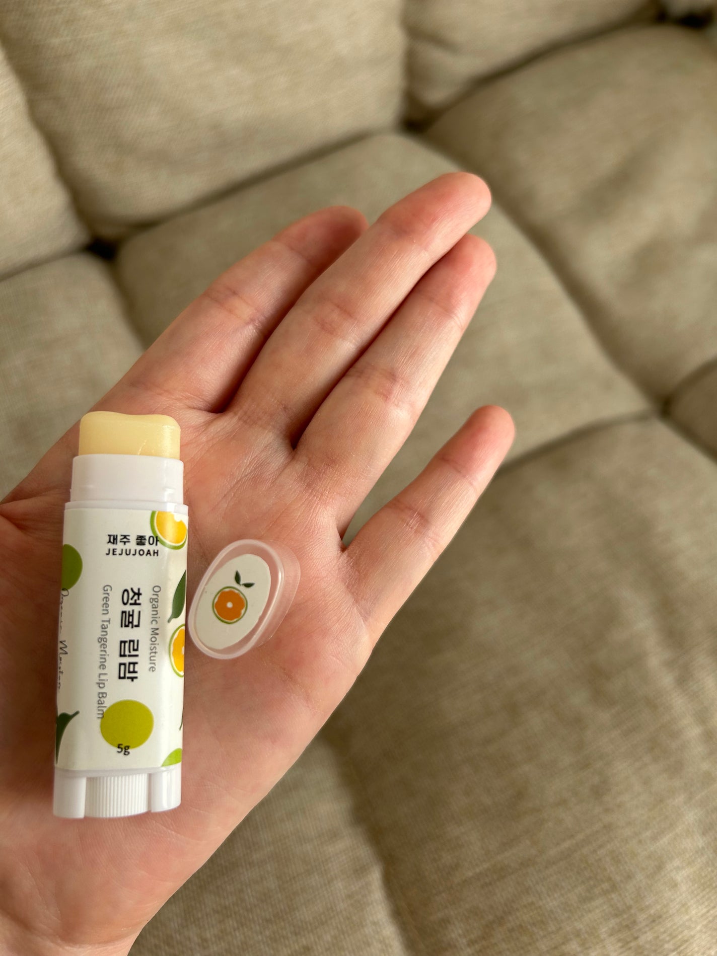 NATURAL ORGANIC MOISTURE LIP BALM/JEJUJOAH/リップバームを使ったクチコミ(2枚目)