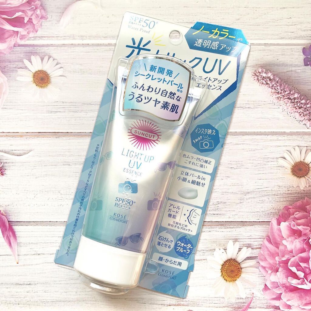 トーンアップUV エッセンス/サンカット®/日焼け止めローションを使ったクチコミ（1枚目）