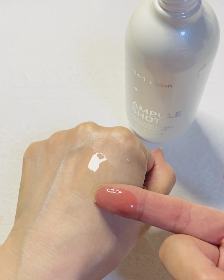 薬用 エフェクト リンクル＆モイスト ローション/AMPULE SHOT/化粧水を使ったクチコミ（3枚目）