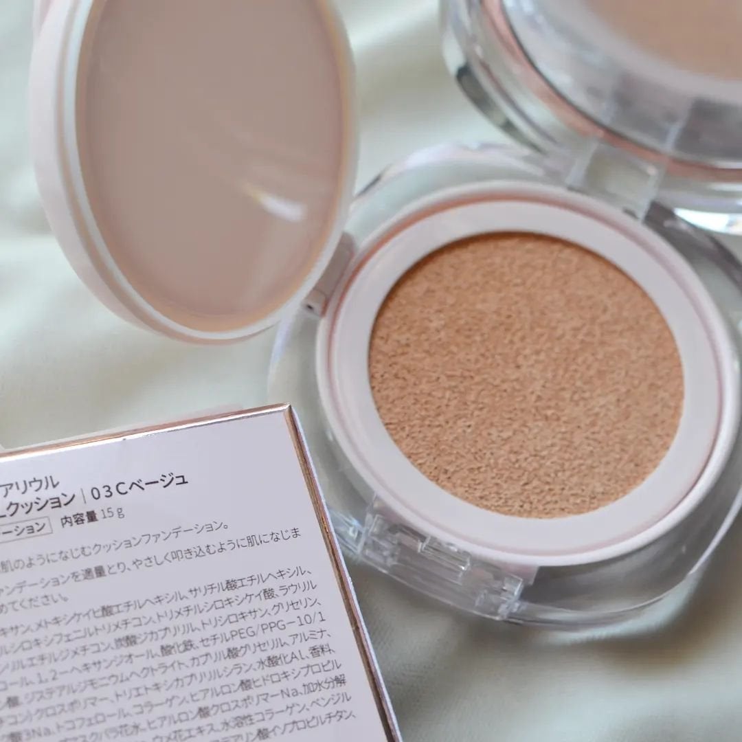 アリウル インクフェザーカバーラスティングクッション/Ariul/クッションファンデーションを使ったクチコミ(4枚目)