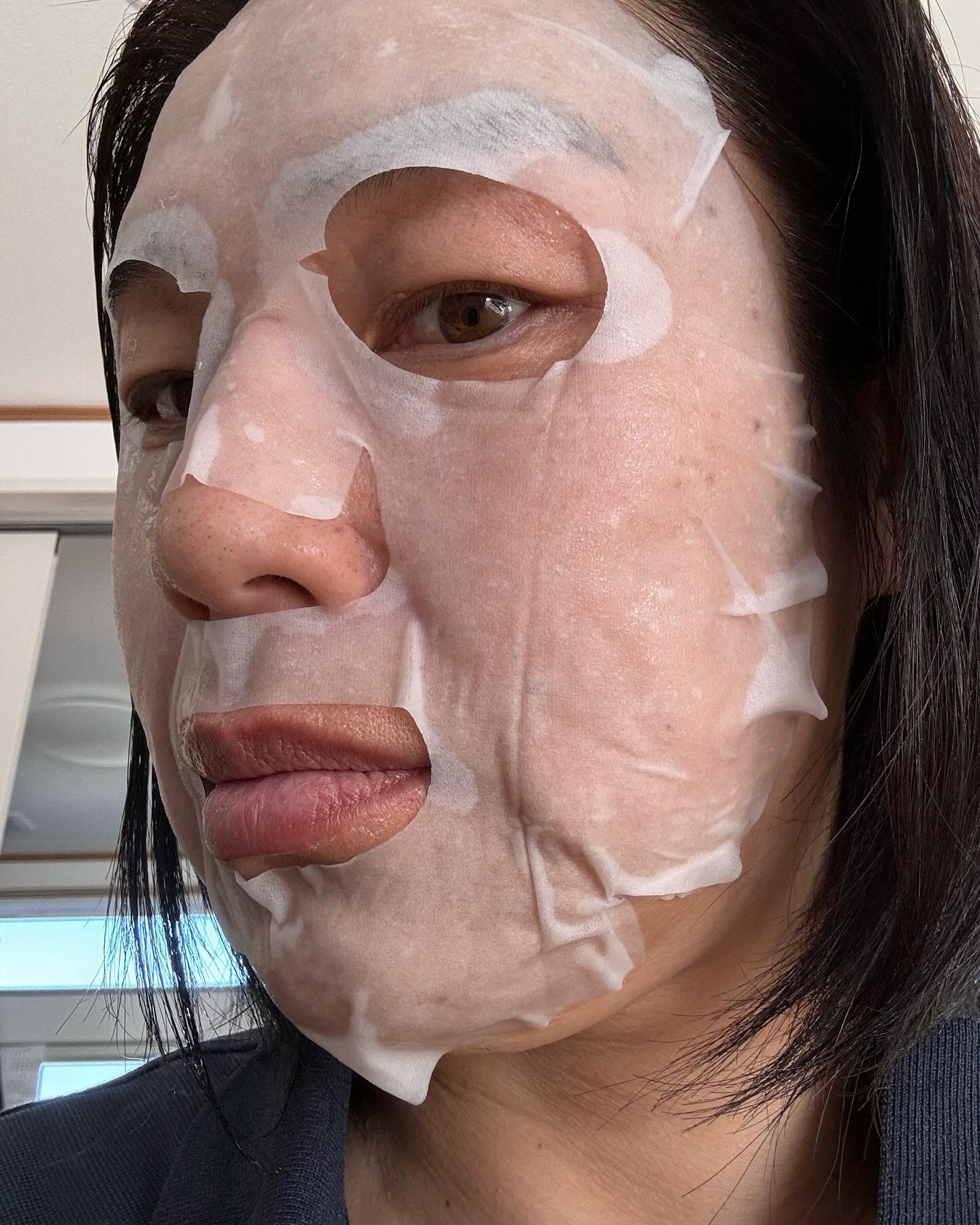 ビタ ジェニックゼリーマスク バイタライジング /BANOBAGI/シートマスク・パックを使ったクチコミ（3枚目）