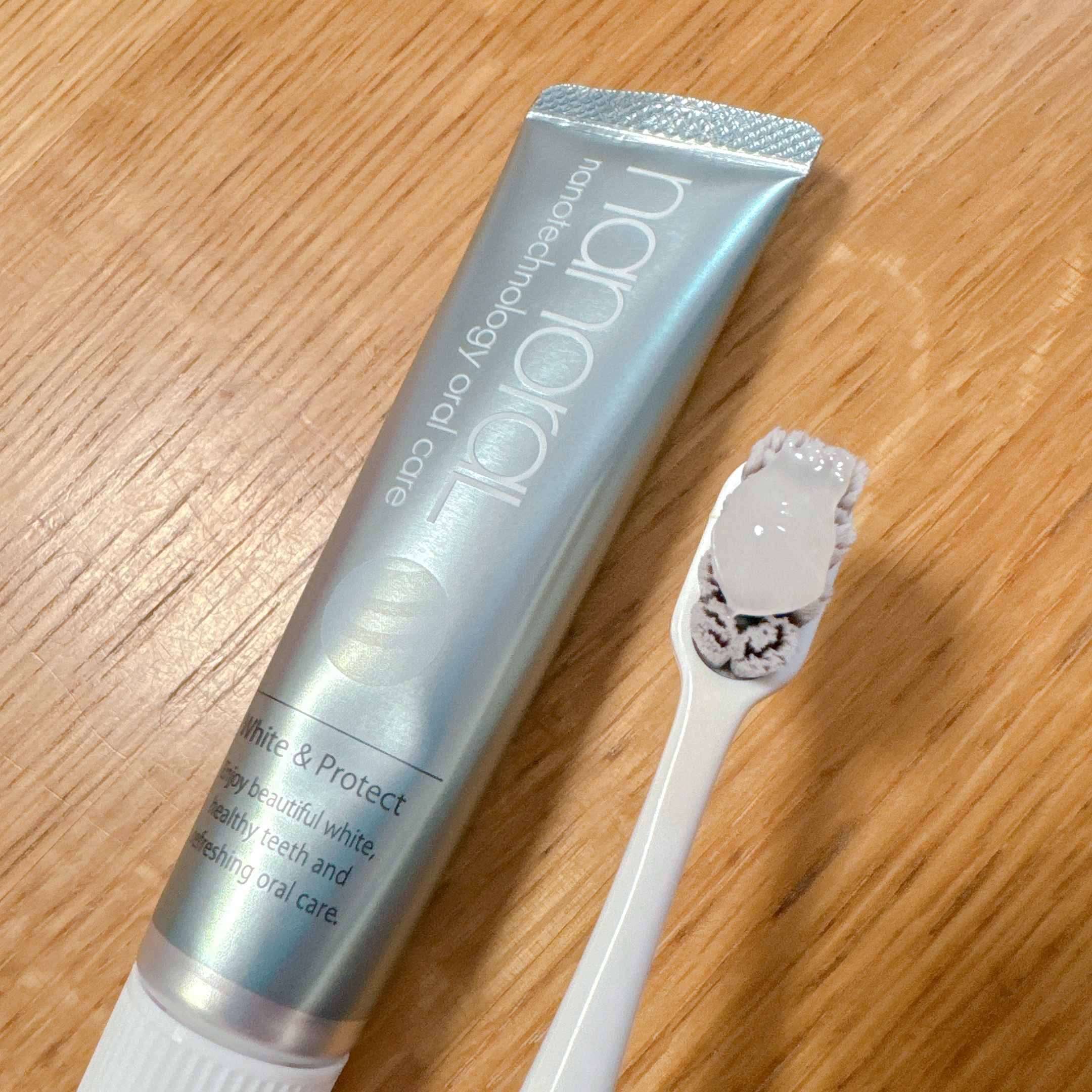 薬用ホワイト＆プロテクト/ナノラル/歯磨き粉を使ったクチコミ（2枚目）