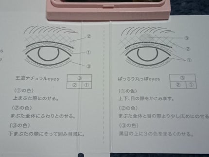 フーミー アイシャドウパレット/WHOMEE/アイシャドウパレットを使ったクチコミ(3枚目)