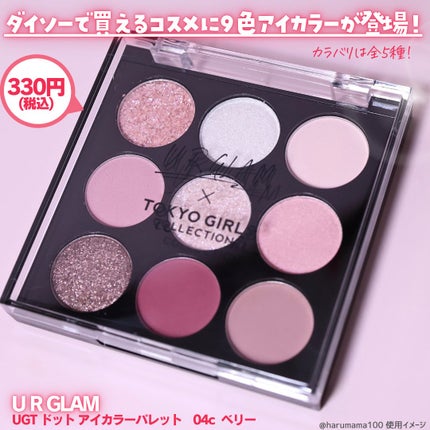 UGT ドットアイカラーパレット/U R GLAM/アイシャドウパレットを使ったクチコミ(2枚目)