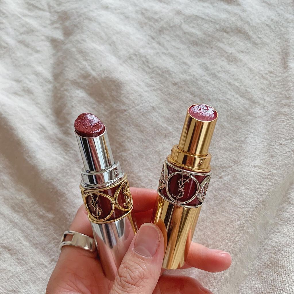 ルージュ ヴォリュプテ シャイン/YVES SAINT LAURENT BEAUTE/口紅を使ったクチコミ(1枚目)