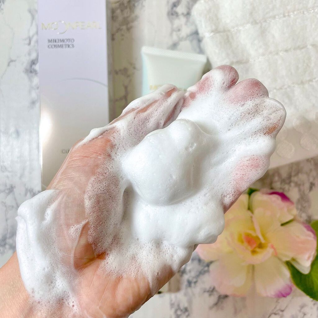 ムーンパール クレンジングフォーム/ミキモト コスメティックス/洗顔フォームを使ったクチコミ(3枚目)