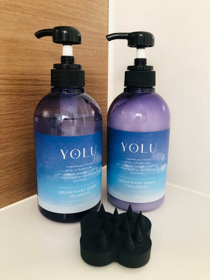 リラックスナイトリペア シャンプー/トリートメント/YOLU/市販シャンプーを使ったクチコミ(1枚目)
