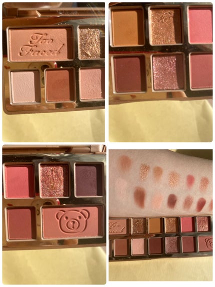テディ ベア アイシャドウ パレット/Too Faced/アイシャドウパレットを使ったクチコミ(3枚目)