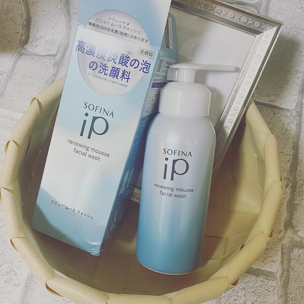 ソフィーナ iP リニュー ムース ウォッシュ/SOFINA iP/泡洗顔を使ったクチコミ（2枚目）