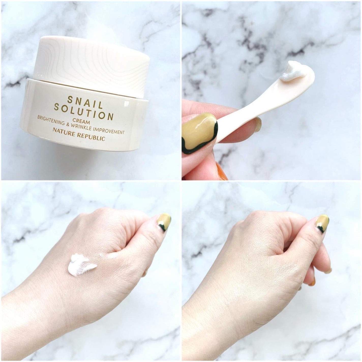 スネイルソリューションクリーム/ネイチャーリパブリック/フェイスクリームを使ったクチコミ(7枚目)