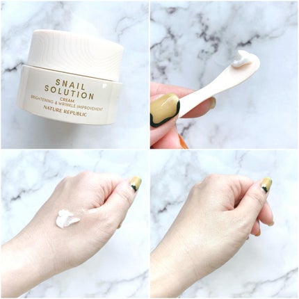 スネイルソリューションクリーム/ネイチャーリパブリック/フェイスクリームを使ったクチコミ(7枚目)